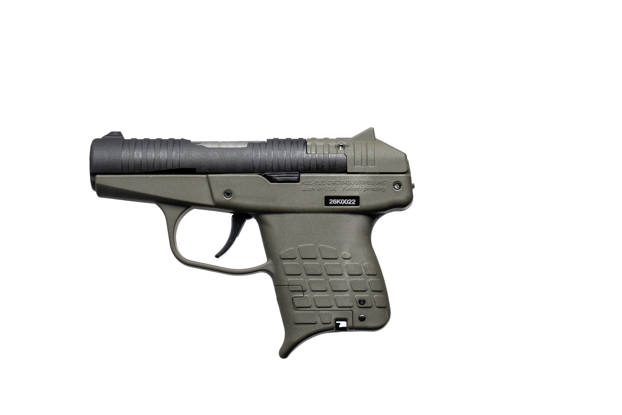 KelTec PR3AT .380 ACP 2.85" Barrel 10+1 Capacity OD Green Pistol