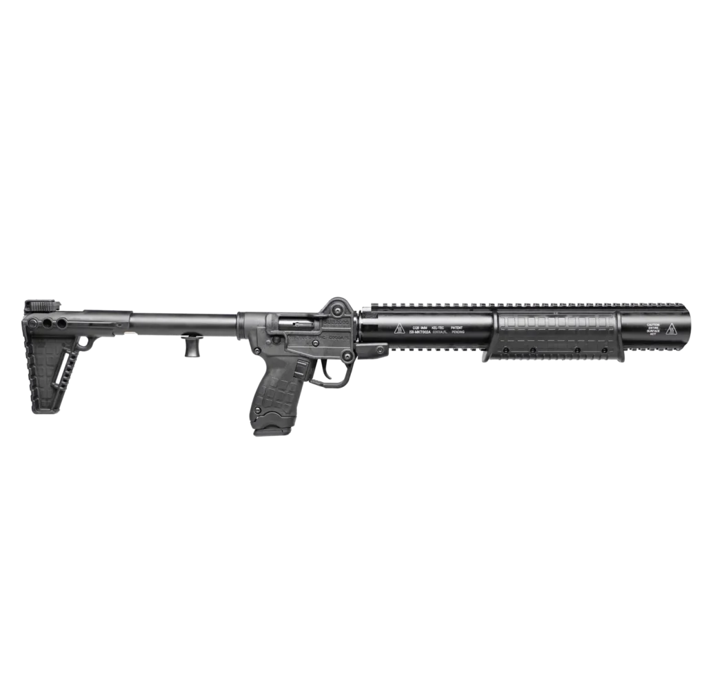 KelTec SUB CQB Defender 9mm 4.25" Barrel 17+1 Capacity Black Integrally Suppressed Carbine