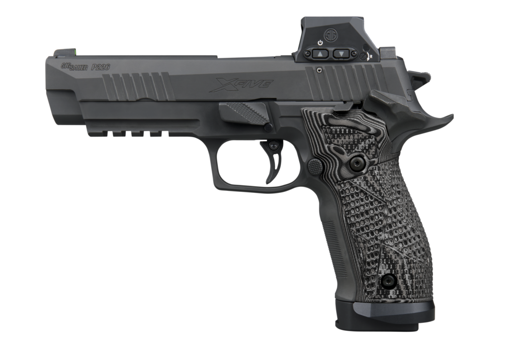 SIG P226 XFIVE P226-XFIVE Extreme 9mm Pistol, 5" Barrel, 20-Round, ROMEO-X Pro SIG-LOC