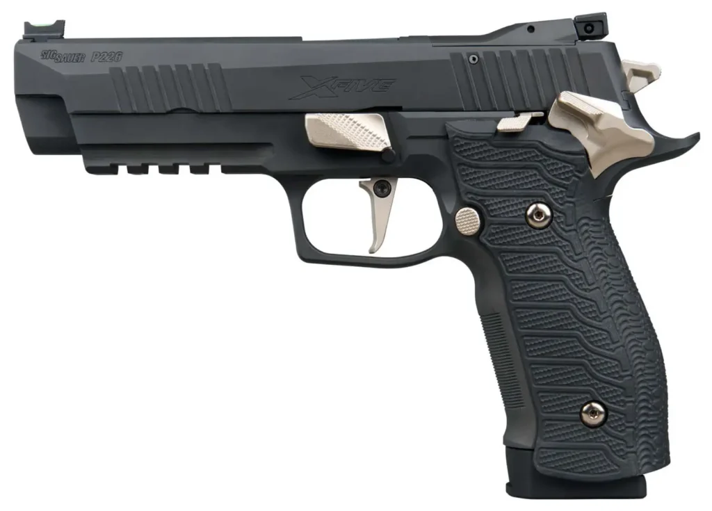 SIG Sauer P226-XFIVE Nightmare 9mm Pistol, 5" Barrel, Black/Nickel, 10-Round product image