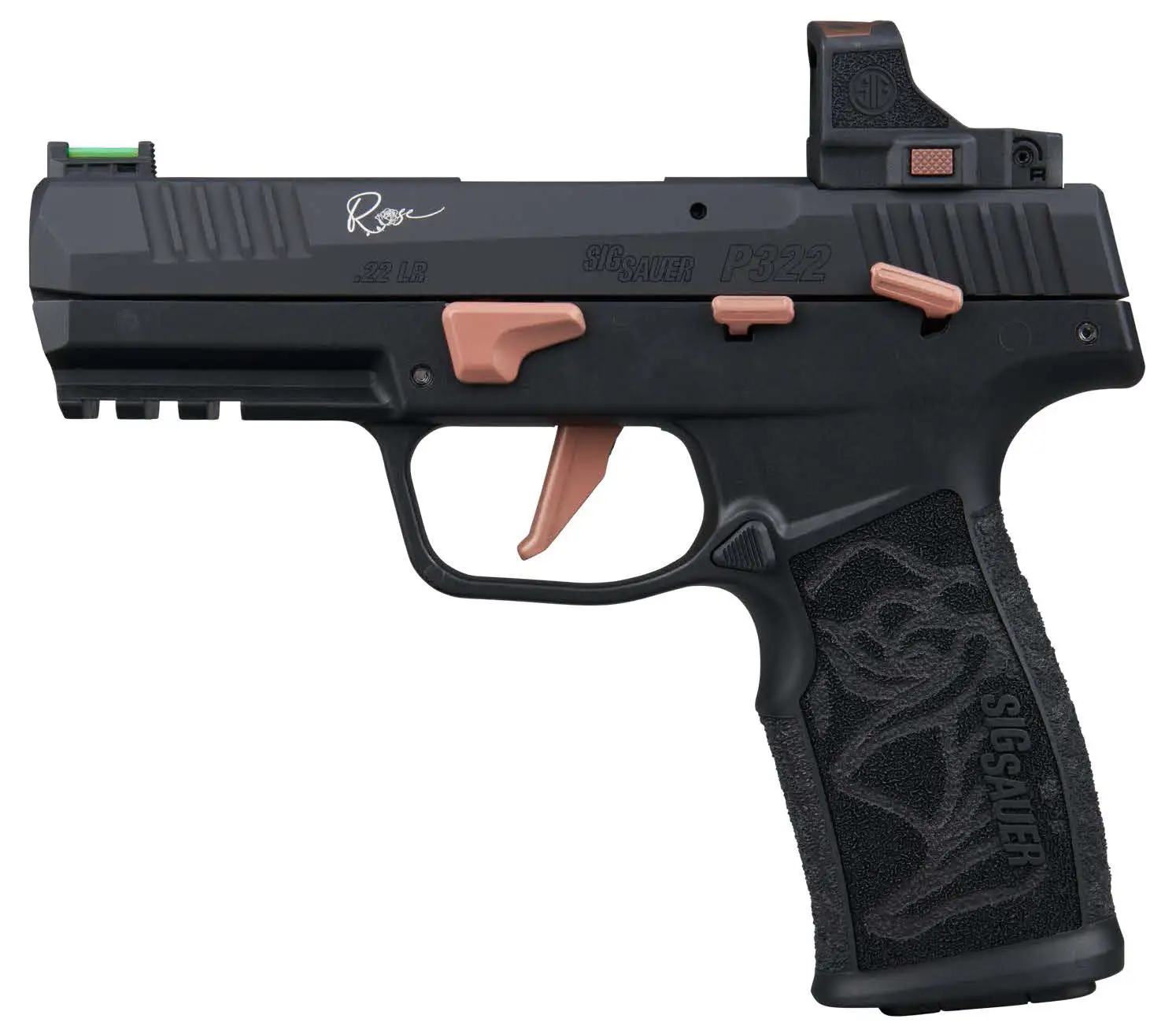 SIG Sauer P322 ROSE .22 LR Pistol with ROMEO-RS, 4" Barrel, 10-Round, additional view 1