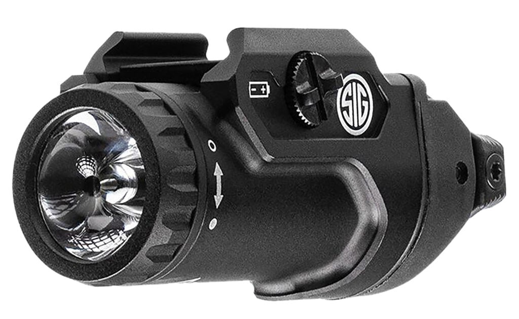 SIG FOXTROT2R rail-mounted pistol light, black