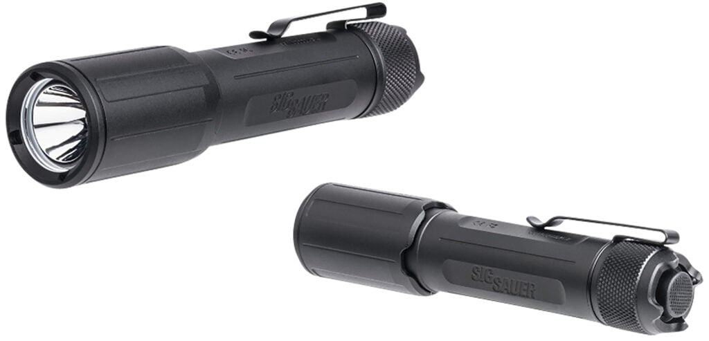 SIG FOXTROT-EDC Full-Size handheld flashlight, black