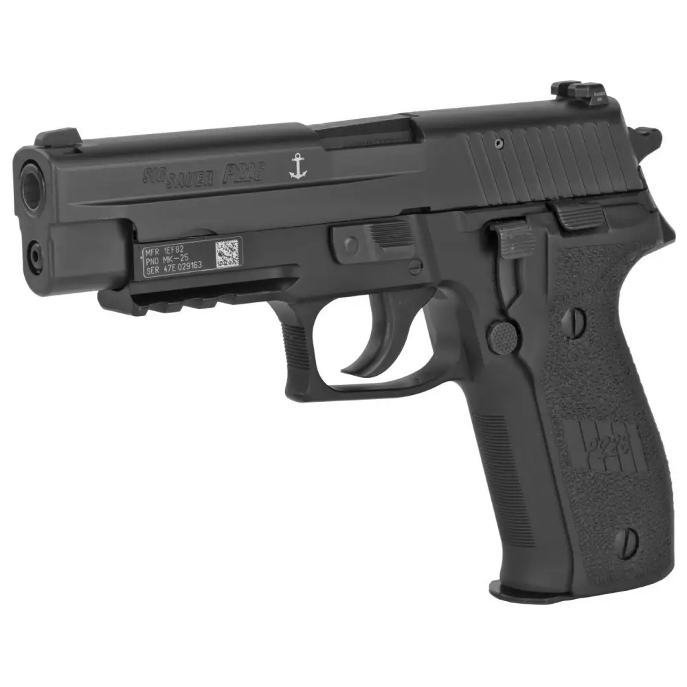 Sig Sauer P226 MK25 Pistol, 9mm, 4.4-Inch Barrel, Black, 10-Round, DA/SA - Image 3