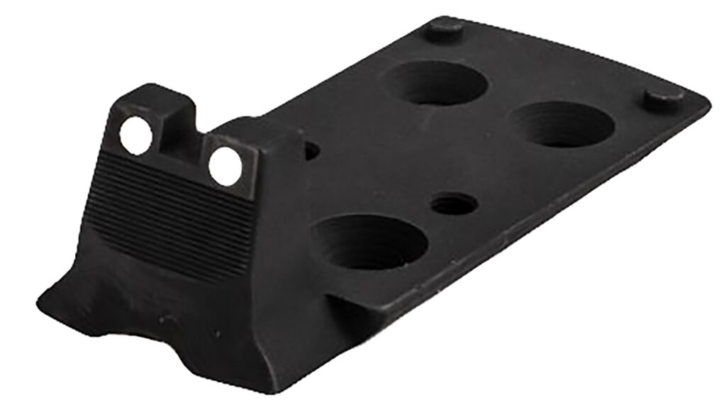 Kimber 1911 Trijicon RMR Optic Plate with White Dot Rear Sight - Kimber 1911 optic plate