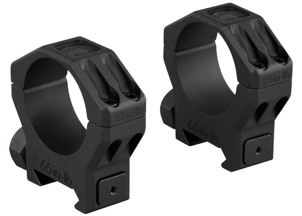 SIG ALPHA6 30mm medium 0.94 in Picatinny scope rings, black