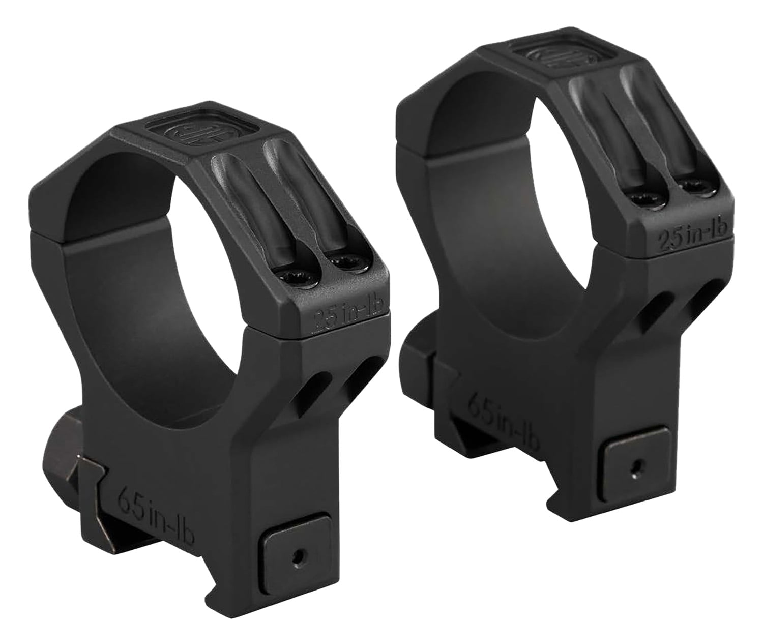 SIG ALPHA6 34mm high 1.12 in Picatinny scope rings, black