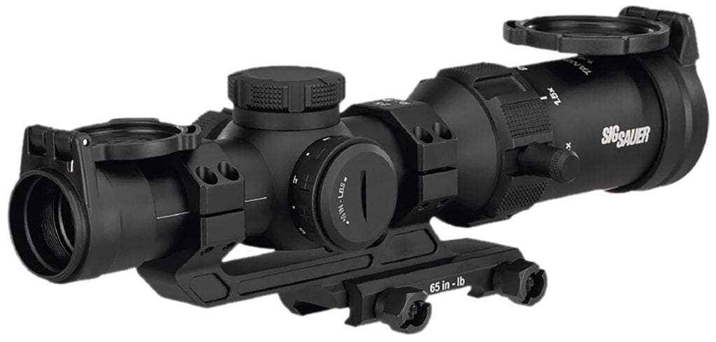 SIG TANGO-SPR 1-4x24 SFP LPVO with factory 1.535 in. mount, black