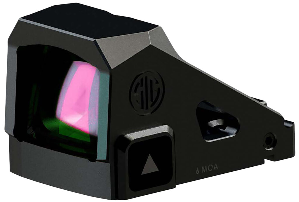SIG Sauer ROMEO-MDC Mini Daily Carry Open Reflex Red Dot Sight, 1x26mm, 3 MOA, Black