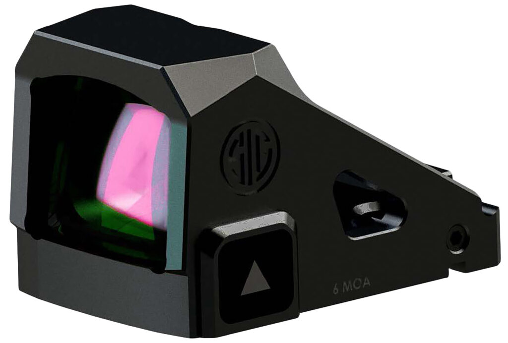 SIG Sauer ROMEO-MDC Mini Daily Carry Open Reflex Red Dot Sight, 1x26mm, 6 MOA, Black