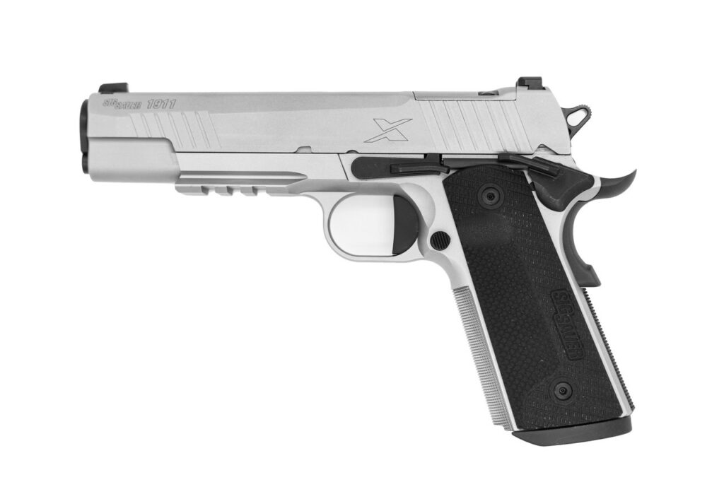 SIG 1911X stainless full-size .45 ACP pistol, optic ready, 5 in. barrel