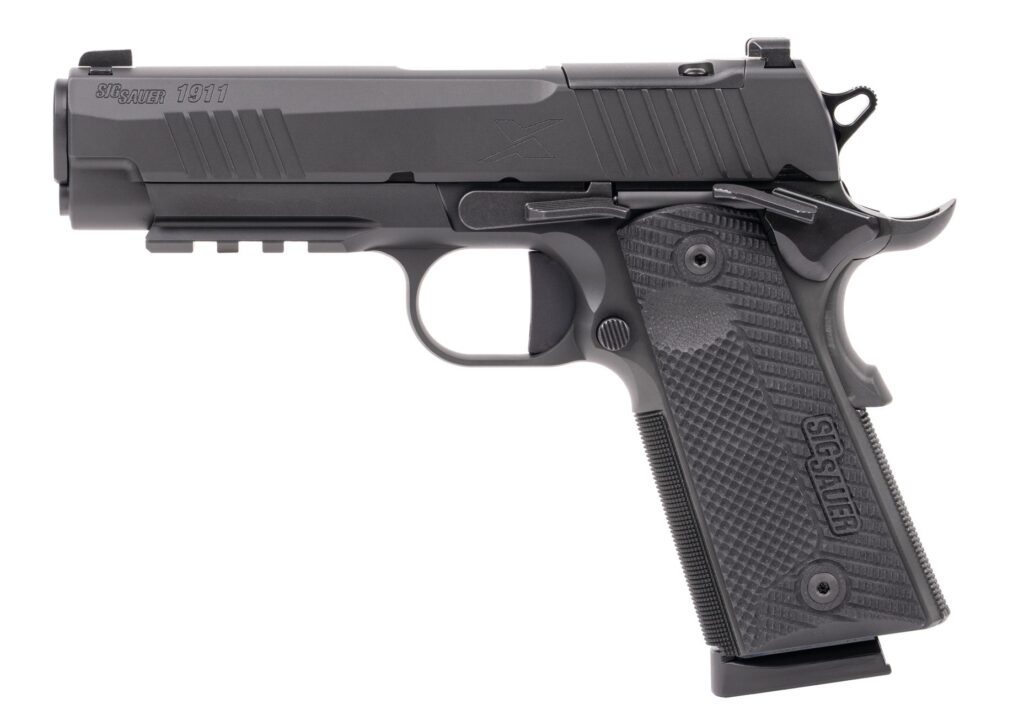 SIG Sauer Off-Duty 1911X XCarry .45 ACP Pistol, 4.2" Barrel, Black, Optic Ready, 8-Round