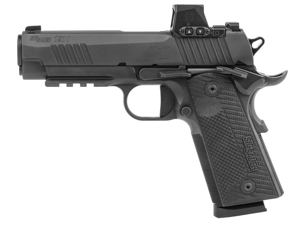 SIG Sauer Off-Duty 1911X XCarry .45 ACP Pistol with ROMEO-X Compact, 4.2" Barrel, Black, 8-Round