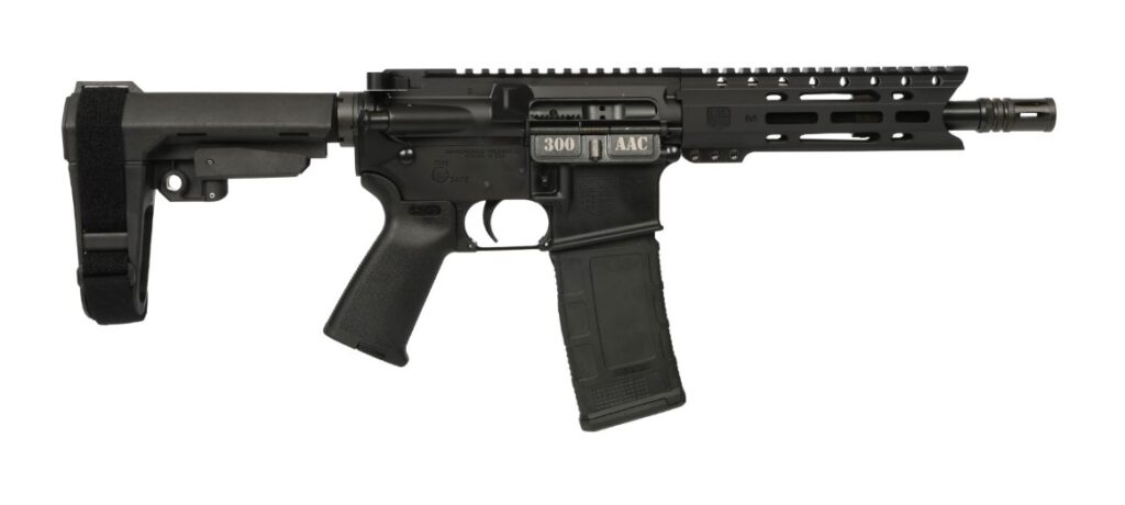 Diamondback DB15 Carbon Series .300 Blackout 8" Pistol with SBA3 Brace, Black product image