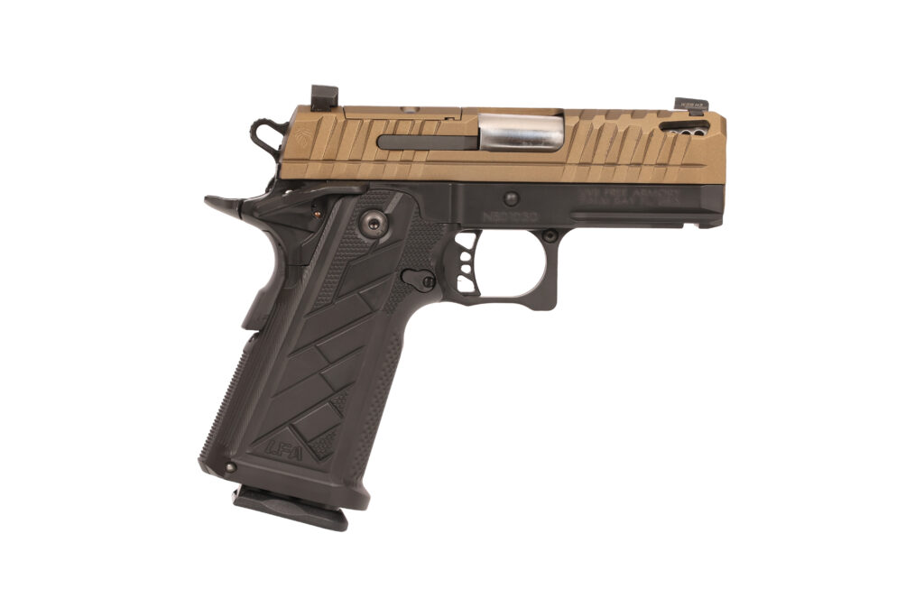 Live Free Armory Apollo 11 V2 Subcompact 9mm Pistol, 18+1, Bronze