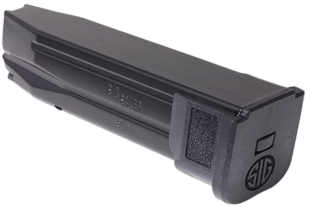 SIG P320 Full-Size/Carry 9mm 21-round extended magazine, black steel