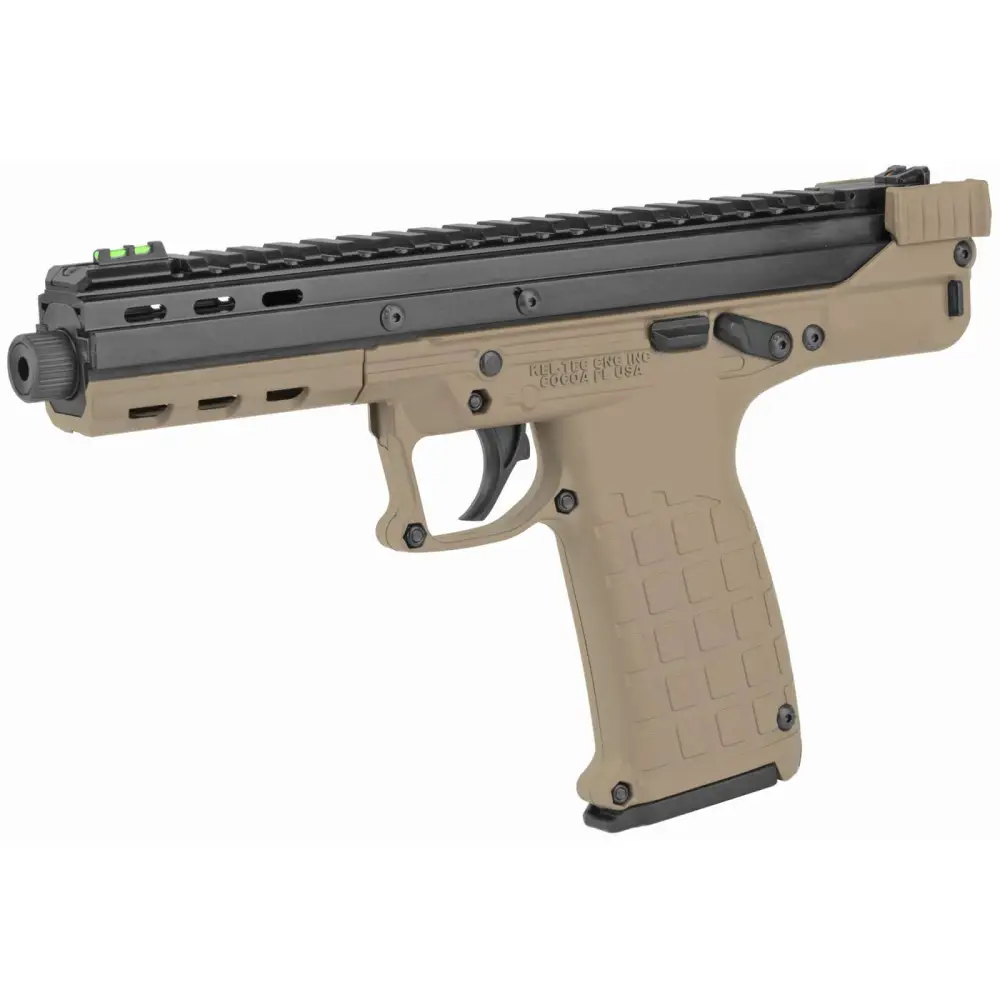 KelTec CP33 Blue Slide/FDE Frame .22 LR 5.5" Barrel 33+1 Capacity FDE Pistol