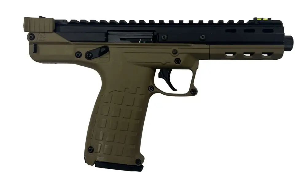 KelTec CP33 Blue Slide/FDE Frame .22 LR 5.5" Barrel 33+1 Capacity FDE Pistol