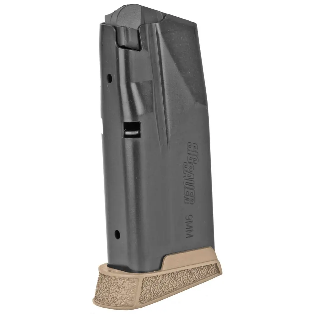 Sig Sauer 365 Magazine, 9mm, 10-Round, Coyote, Compact, Subcompact, Finger Extension - Image 4