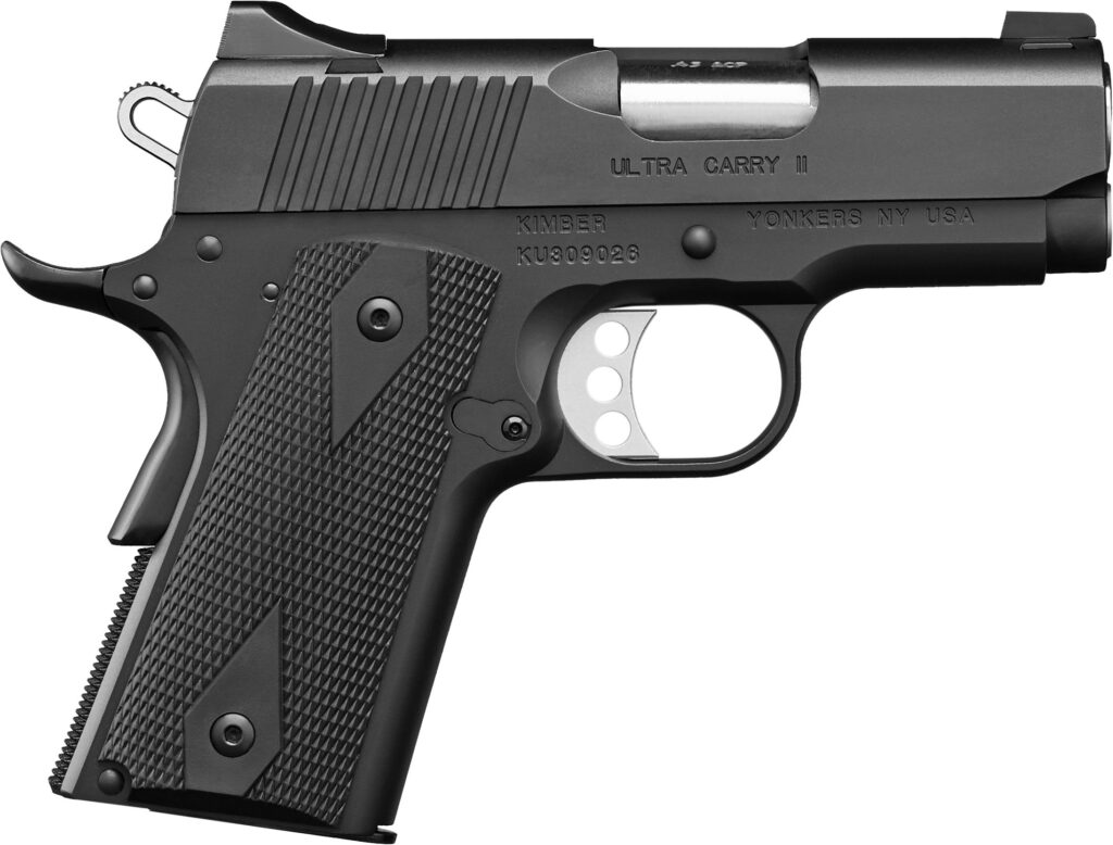 Kimber Ultra Carry II .45 ACP 3-Inch Pistol Matte Black - Kimber Ultra Carry II
