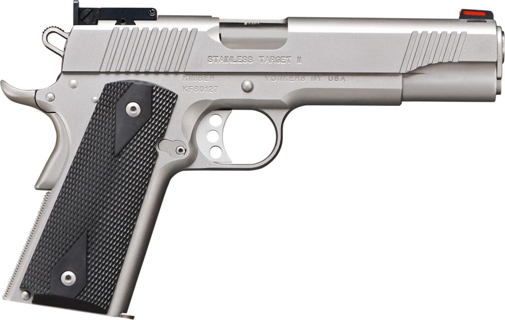 Kimber Stainless Target II 9mm 5-Inch Pistol Satin Silver - Kimber Stainless Target II