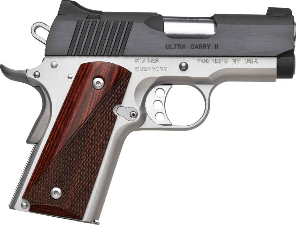 Kimber Ultra Carry II Two-Tone .45 ACP 3-Inch Pistol Matte Black - Kimber Ultra Carry II