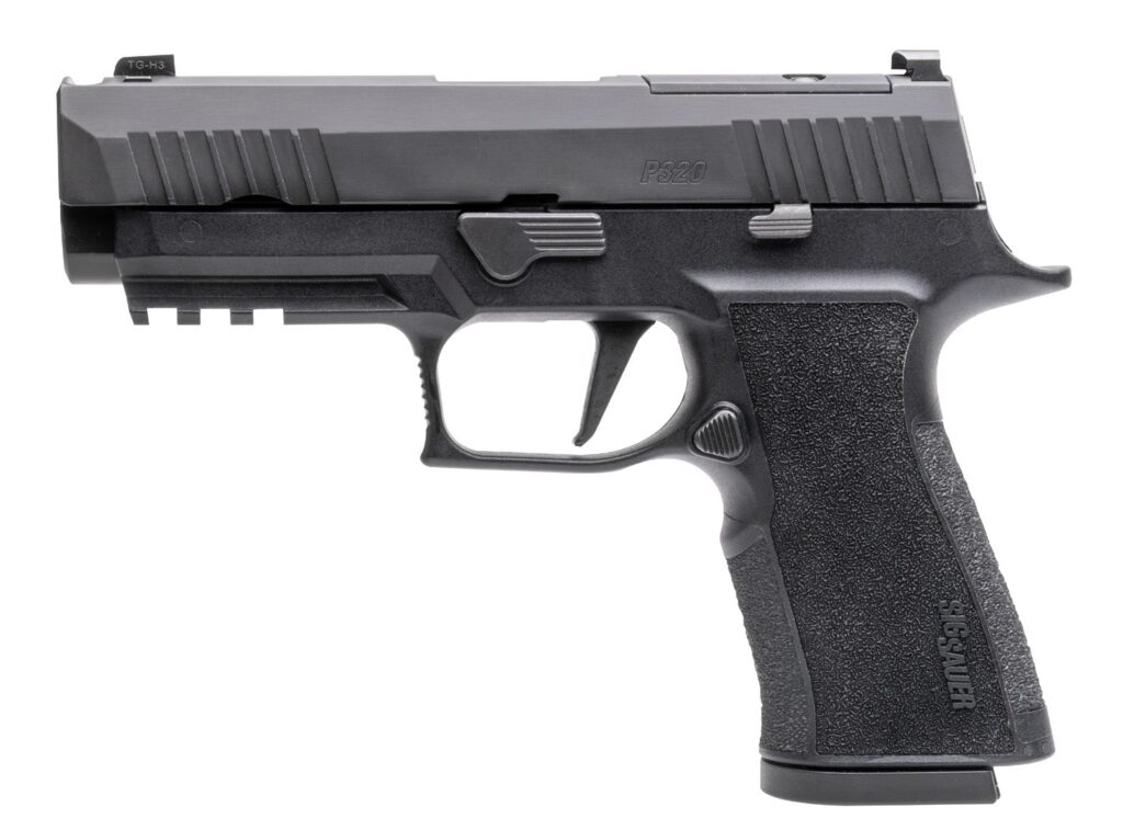 SIG Sauer P320 XTEN Comp 10mm Pistol, 3.8 Barrel, Optic Ready, Compensated, Black, 15-Round