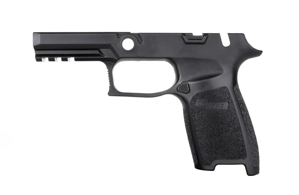 SIG P320 Carry grip module, black polymer, Medium, manual safety cut