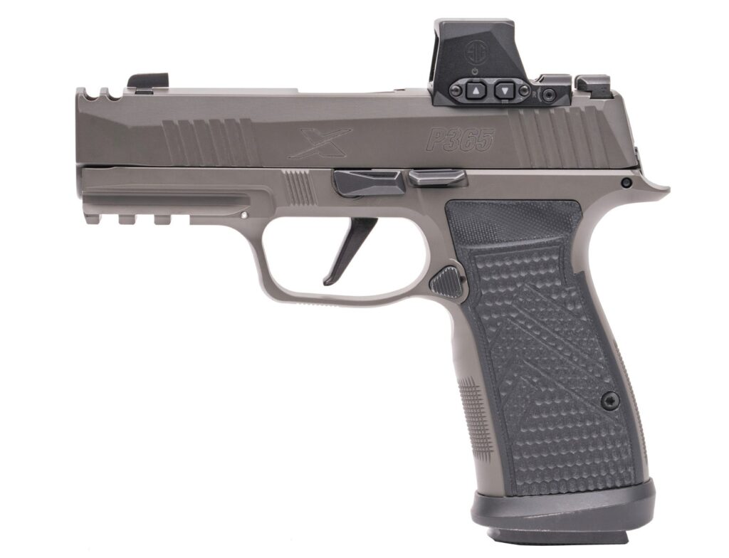 SIG Sauer P365 AXG Legion with ROMEO-X Compact Legion Gray 9mm Pistol, 3.1" Barrel, 17-Round