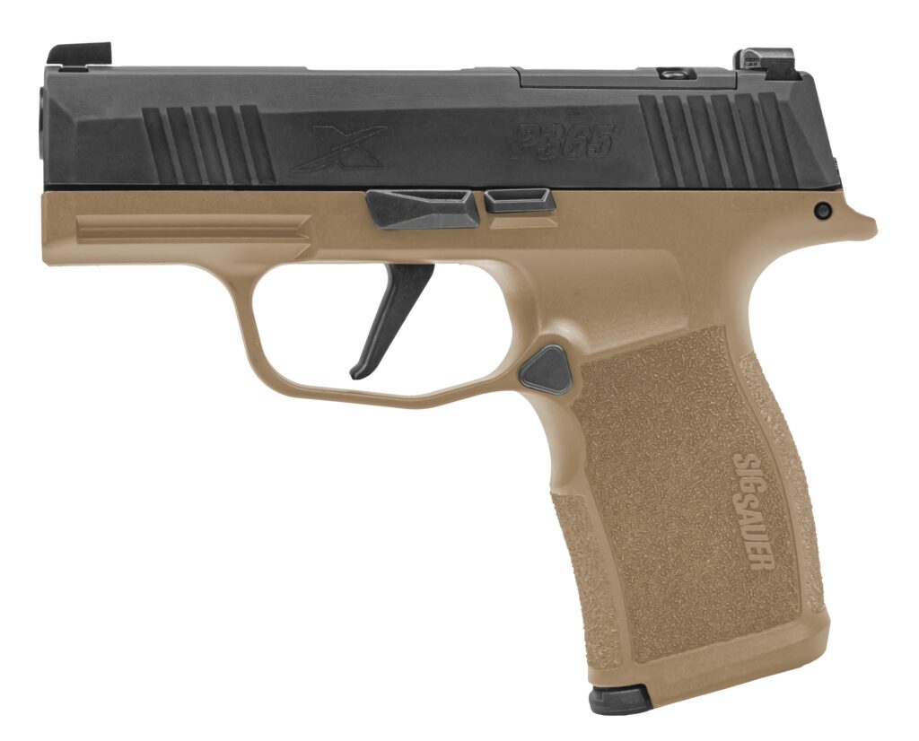 SIG Sauer P365X Coyote/Black 9mm Pistol, 3.1" Barrel, 12+1-Round