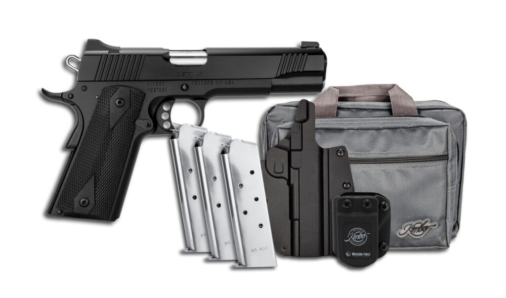 Kimber Custom LW .45 ACP 5-Inch Pistol KimPro Black 3700812 - Kimber Custom LW