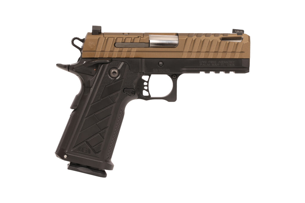Live Free Armory Apollo 11 V2 Compact 9mm Pistol, 4.15", 18+1, Bronze