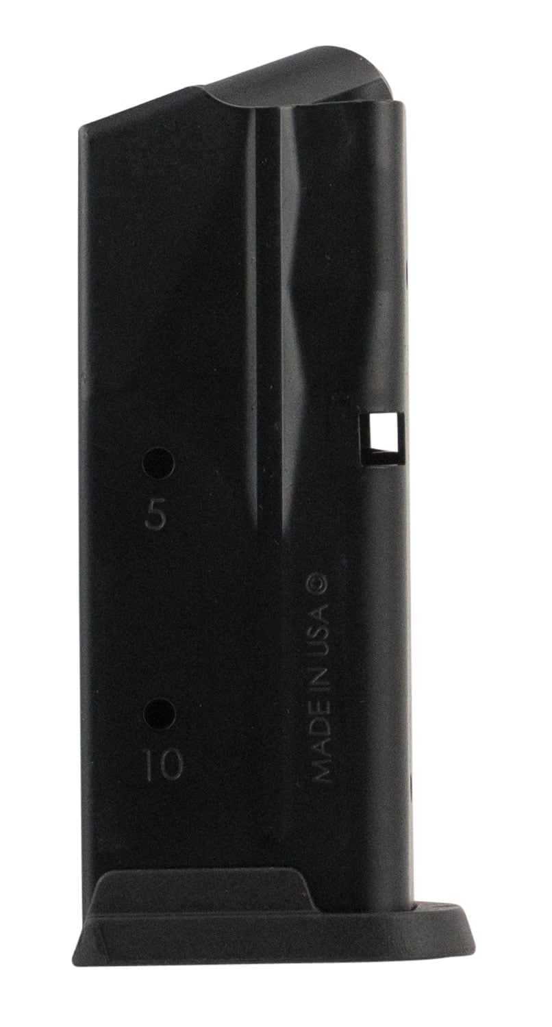 SIG P365 9mm 10-round magazine, black steel, original flush