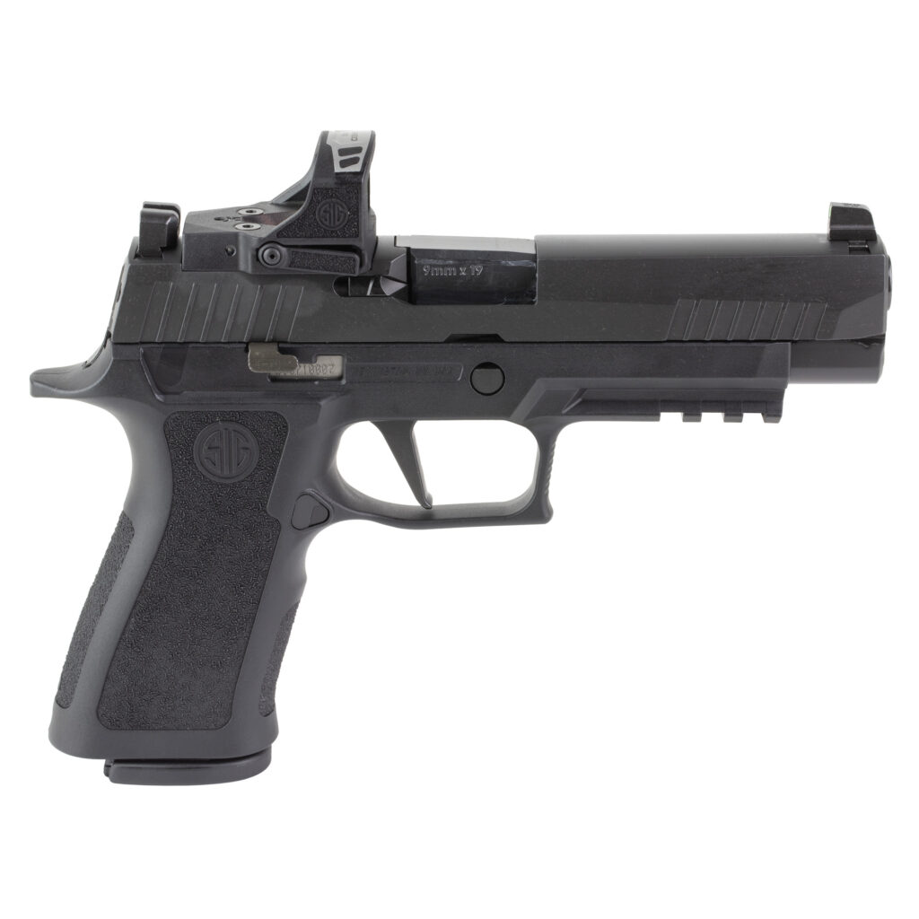 SIG Sauer P320 XFull 9mm Pistol with ROMEO-RS, 4.7" Barrel, Black, 17-Round