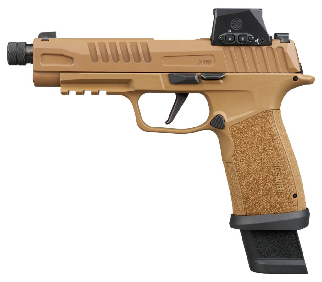 SIG Sauer P365 Fuse with ROMEO-X Compact Coyote 9mm Pistol, 5.1" Barrel, 21-Round