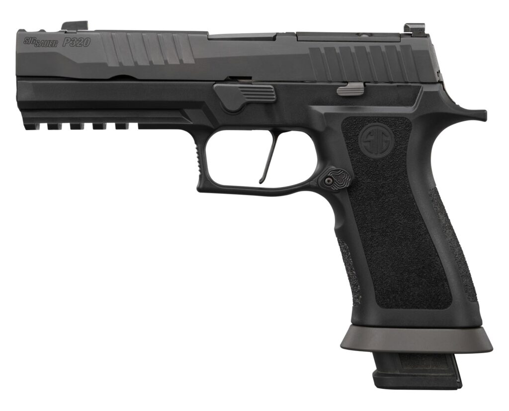 SIG Sauer P320 M.O.D. 9mm Pistol, 3.9" Integrated Comp, Matte Black DLC, 21-Round