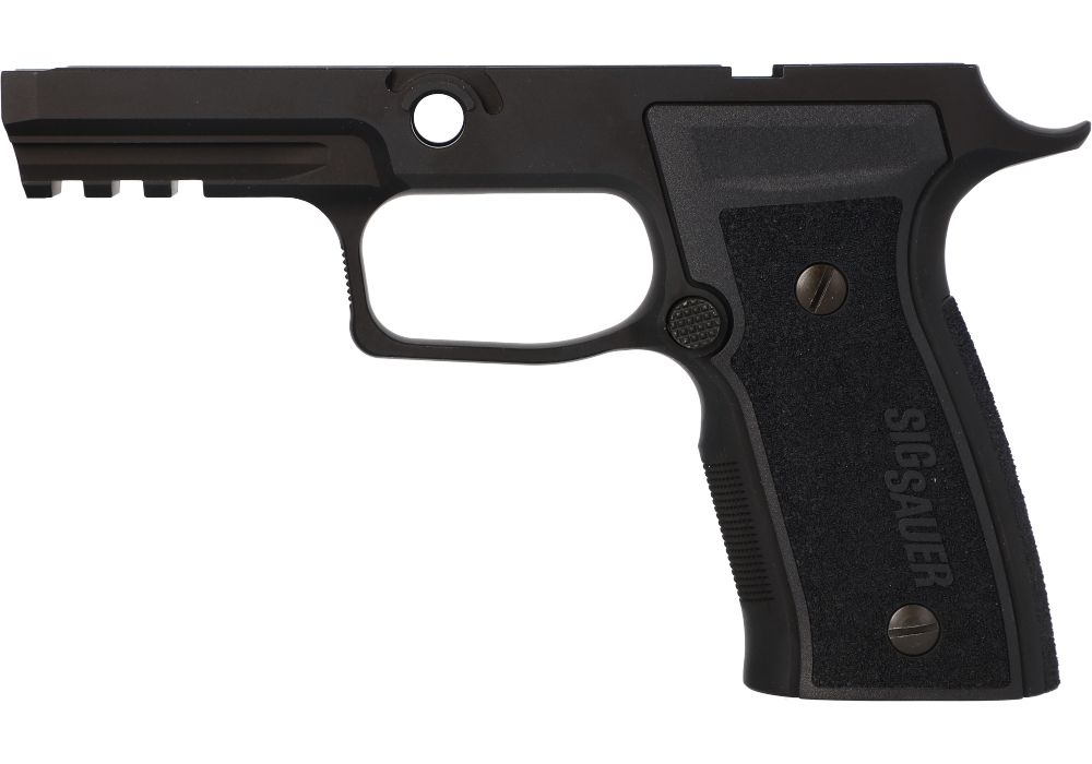 SIG P320 AXG Carry grip module, black aluminum, polymer panels