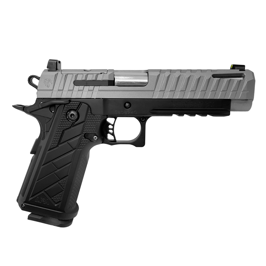 Live Free Armory Apollo 11 V2 Full-Size 9mm Pistol, 4.9", 18-Round, Black
