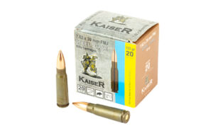 Century Arms Kaiser 7.62x39mm 123gr FMJ Ammo, 20 Round Box