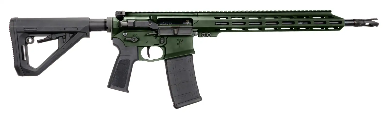 US PALM Storm CAT4 5.56 NATO 16" Rifle, Storm Green