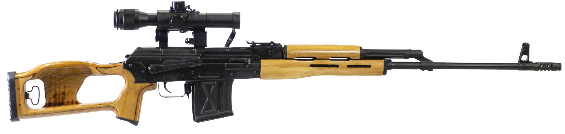 Century Arms Romanian PSL 54 7.62x54R Rifle with Optic