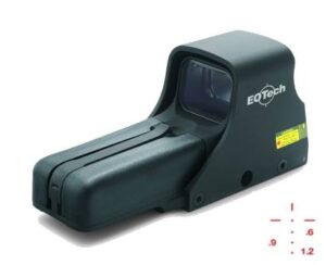 EOTECH 552 XR308 Holographic Weapon Sight, .308 Ballistic Reticle, Black
