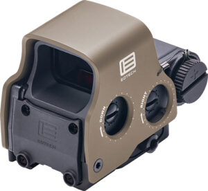 EOTECH EXPS2-0 Holographic Weapon Sight, 68 MOA Ring/1 MOA Dot, Black with Tan Hood