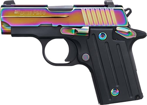 SIG Sauer P238 Titanium Rainbow .380 ACP Micro-Compact Pistol, 2.7" Barrel, 6-Round, additional view 2