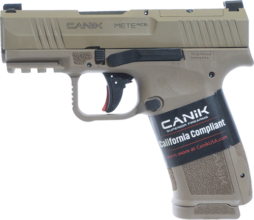 Canik METE MC9L 9mm Pistol CA Compliant, 3.18" Barrel, 10+1, FDE product image