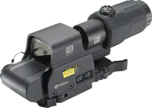 EOTECH HHS Green Hybrid Sight, EXPS2-2GRN with G33 3x Magnifier, Green 68 MOA Ring/Two 1 MOA Dot Reticle, Black
