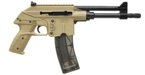 KelTec PLR22 Blue Slide/FDE Frame .22 LR 10.5" Barrel 26+1 Capacity FDE Pistol