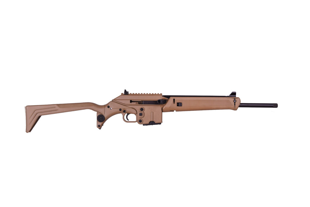 KelTec SU16C Blue Slide/FDE Frame 5.56 NATO / .223 Rem 16" Barrel 10+1 Capacity FDE Rifle