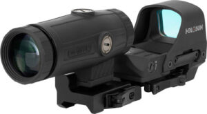 Holosun LE321-RD laser aiming device visible red laser / Class 1 IR aiming laser / integrated IR illuminator Black product image