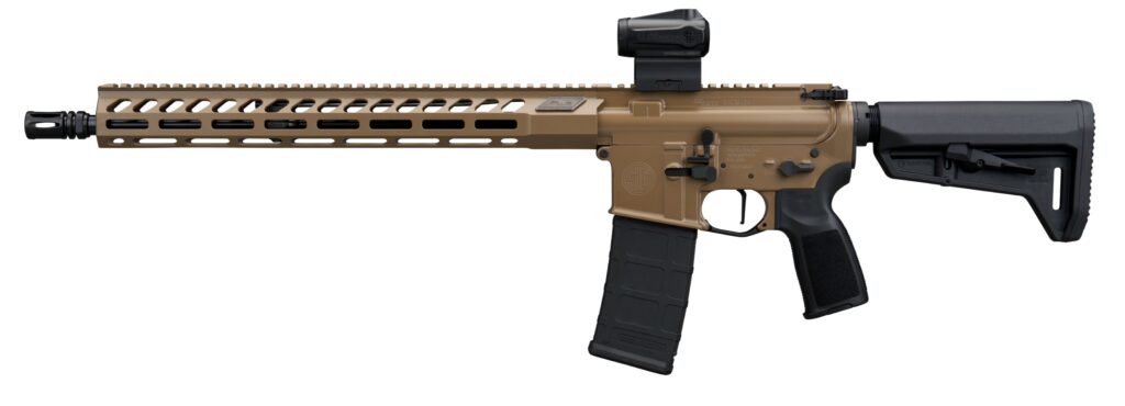 SIG Sauer M400 Forge Rifle with Romeo-MSR Gen II, 5.56 NATO, 16-Inch Barrel, FDE, 30-Round